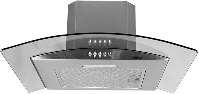 Coifa e Depurador de Parede Philco 60cm Pco60g Glass 110v